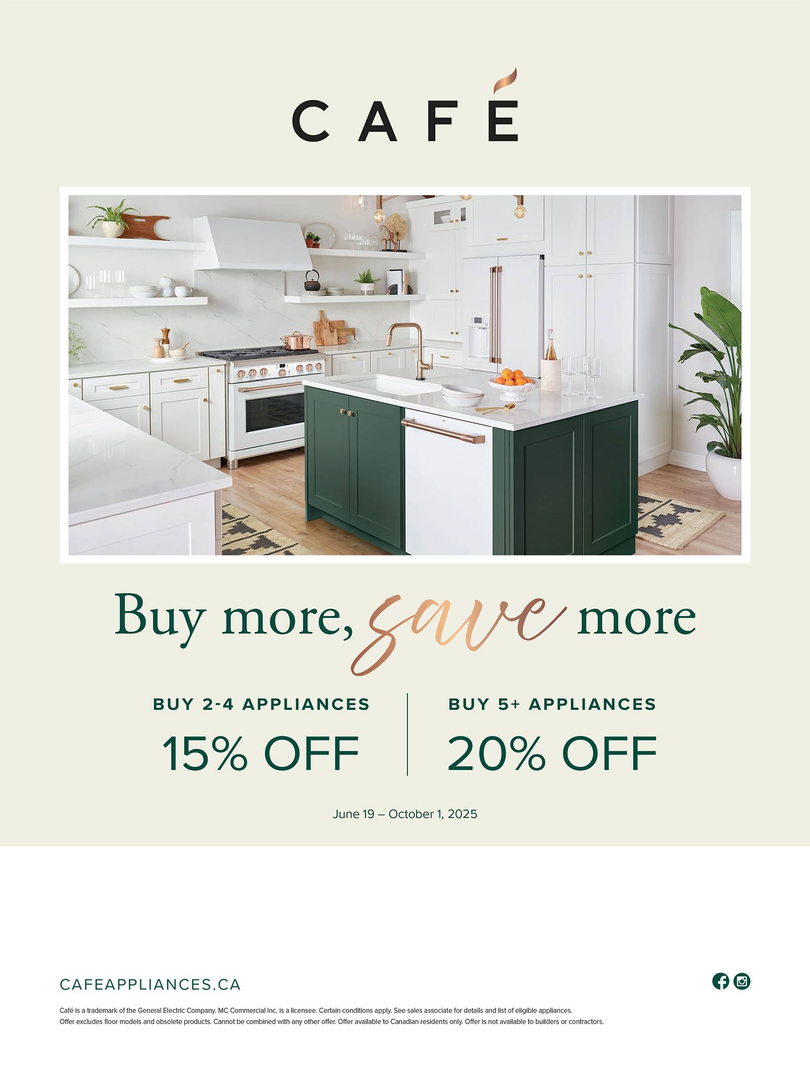 Cafe Promotion, buy more save more. 20% off