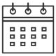 Schedule a date icon
