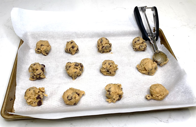 cookies ready for the oven