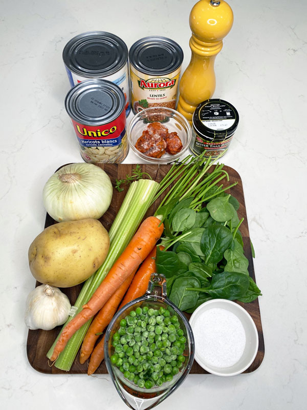 vegetable soup ingredients